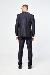 Parker Black Men's Three Piece Suit